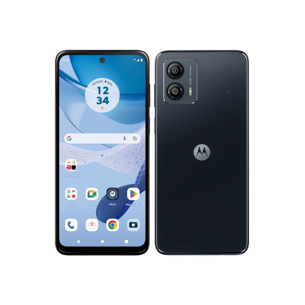 【ラッピング可】【即日発送】【国内版】【新品 開封済み未使用品】Motorola モトローラ moto g53y 5G 4GB+128GB Y!mobil版 インクブラック SIMロック解除品