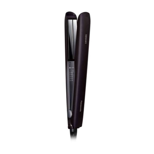 【即日発送】【新品 箱不良・シュリンク破れ品】Panasonic パナソニック ストレートアイロン ナノケア EH-HS0J- K