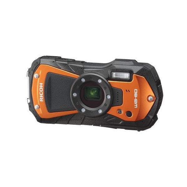 【即日発送】【新品 保証開始済み品】RICOH リコー コンパクトデジタルカメラ WG-80 オレンジ