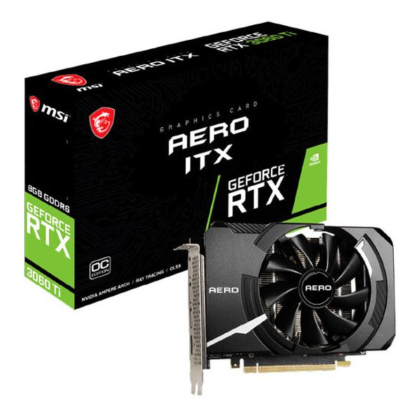 【即日発送】【新品 箱不良・シュリンク破れ品】MSI エムエスアイ グラフィックボード GEFORCE RTX 3060 TI AERO ITX 8G OC LHR