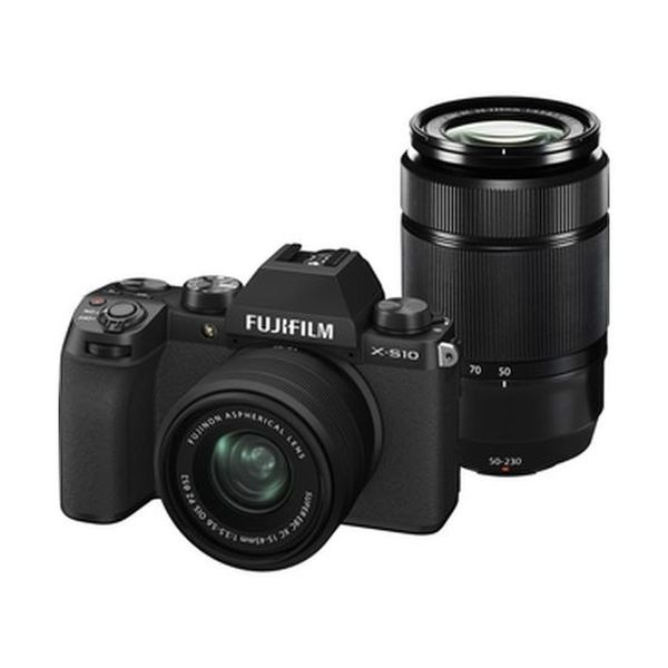 【即日発送】【新品 箱不良・シュリンク破れ品】富士フイルム FUJIFILM ミラーレス一眼カメラ X-S10 ダブルズームレンズキット