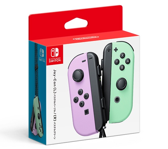 【ラッピング可】【即日発送】【新品 箱不良・シュリンク破れ品】任天堂 Nintendo Switch Joy-Con(L)/(R)パステルパープル/ パステルグリーン