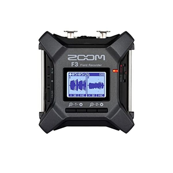 【新品】ZOOM ズーム フィールドレコーダー 2チャンネル入力32bitフロート録音 F3 黒