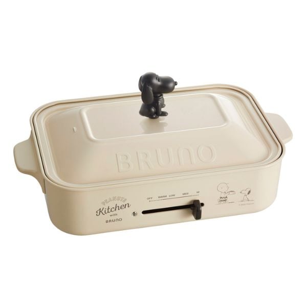 【即日発送】【新品】BRUNO ブルーノ ホットプレート PEANUTS スヌーピー コラボ BOE070-ECRU エクリュ