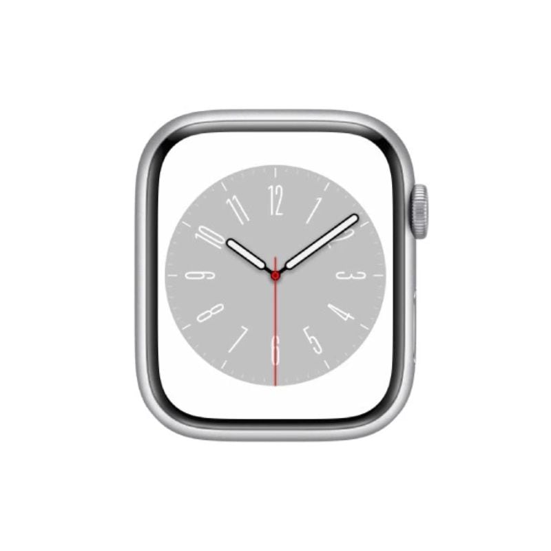 【ラッピング可】【即日発送】【国内版】【新品】Apple Watch Series 8 GPSモデル 45mm Silver ※アルミニウムケースのみバンドなし
