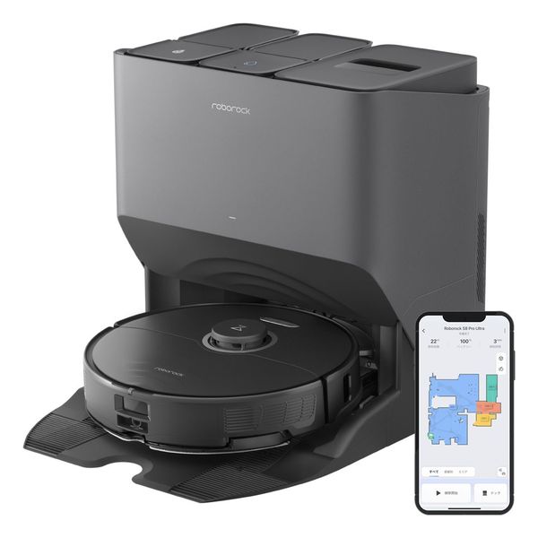 【新品】Roborock ロボロック 全自動ドッグ搭載ロボット掃除機 S8 Pro Ultra S8PU52-04