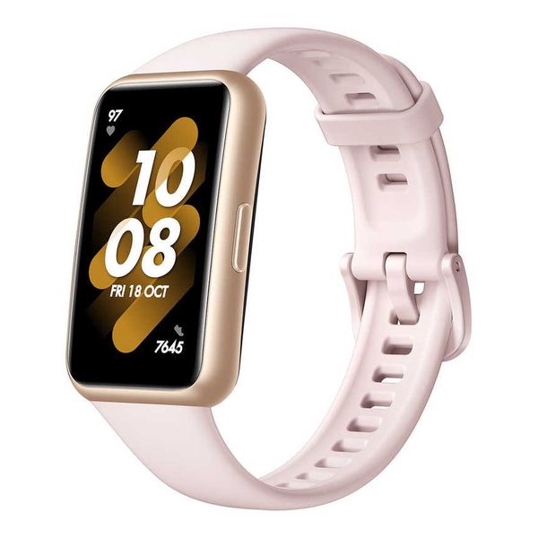 【ラッピング可】【即日発送】【国内版】【新品】HUAWEI ファーウェイ スマートウォッチ BAND 7 ネビュラピンク