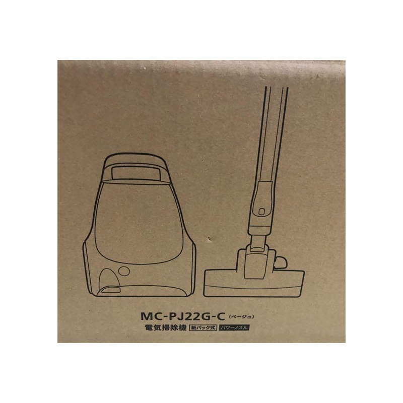【新品】Panasonic パナソニック 紙パック式掃除機 MC-PJ22G-C ベージュ