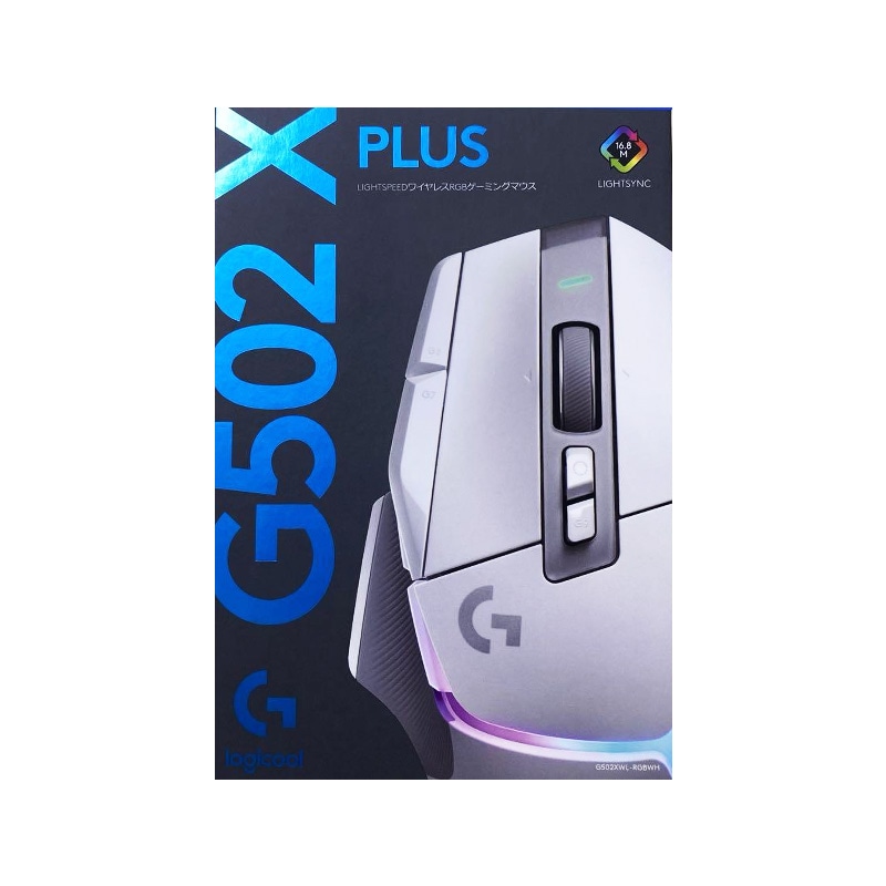 【ラッピング可】【新品】Logicool ロジクール ゲーミングマウス G502 X PLUS G502XWL-RGBWH ホワイト