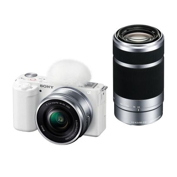 【ラッピング可】【即日発送】【新品 保証開始済み品】SONY ソニー VLOGCAM ZV-E10Y ダブルズームレンズキット ホワイト