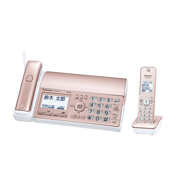【即日発送】【新品 箱不良・シュリンク破れ品】Panasonic パナソニック デジタルコードレス普通紙ファクス KX-PD550DL-N ピンクゴールド