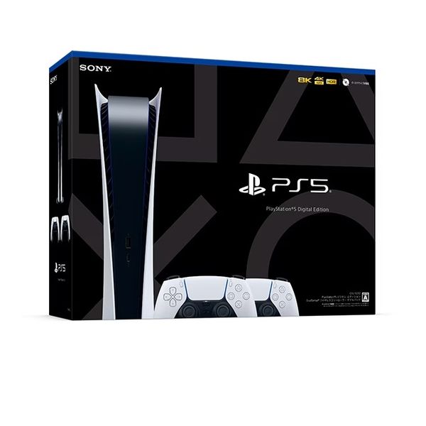 【即日発送】【新品 箱不良・シュリンク破れ品】PlayStation5 プレイステーション5 デジタルエディション コントローラーダブルパック CFIJ-10012