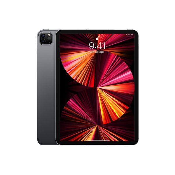 【安心!当社1ヶ月保証付き】【整備済品】iPad Pro 11インチ 第3世代 Wi-Fi + Cellular 256GB MHW73J/A スペースグレイ