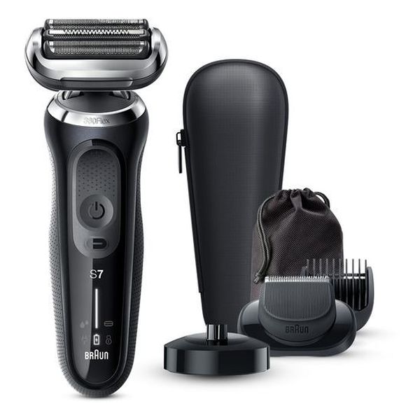 【ラッピング可】【即日発送】【新品 箱不良・シュリンク破れ品】BRAUN ブラウン 電気シェーバー シリーズ7 3枚刃 71-N4500CS-V ブラック