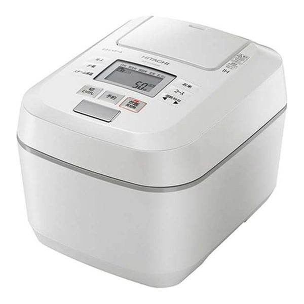 【新品】HITACHI 日立 炊飯器 圧力&スチームIH炊飯ジャー 5.5合炊き RZ-V100DM-W パールホワイト