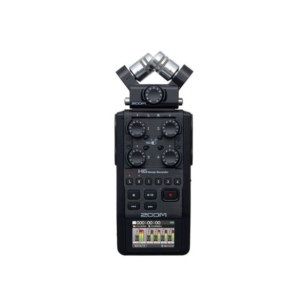 【ラッピング可】【新品】ZOOM ズーム ハンディレコーダー H6/BLK ブラック