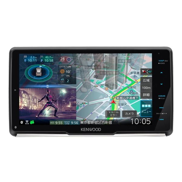 【即日発送】【新品 箱不良・シュリンク破れ品】KENWOOD ケンウッド カーナビ 彩速ナビ MDV-M909HDF