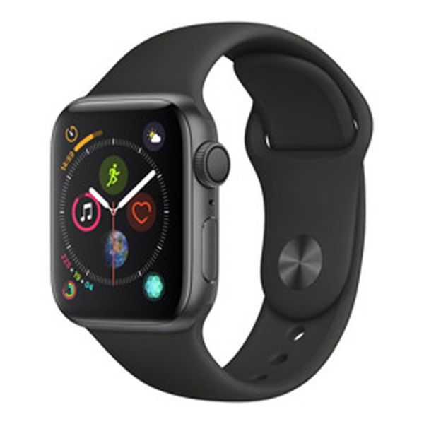 【即日発送】【中古本体のみ】Apple Watch Series 4 GPSモデル 40mm MU662J/A スペースグレイアルミニウムケース ブラックスポーツバンド