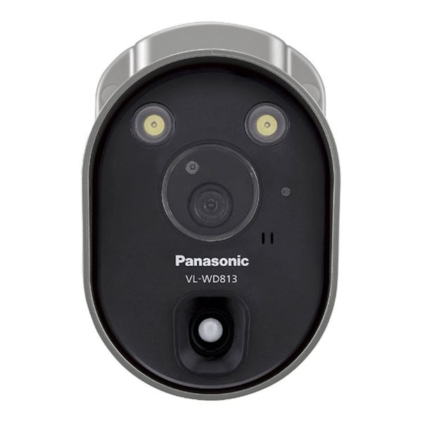 【即日発送】【新品 箱不良・シュリンク破れ品】Panasonic センサーライト付屋外ワイヤレスカメラ VL-WD813K