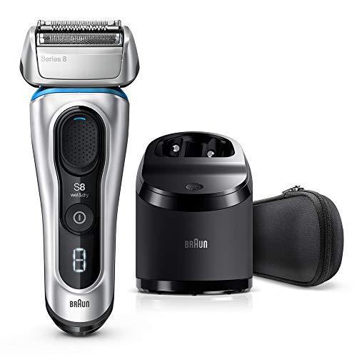 【新品】BRAUN ブラウン シリーズ8 メンズ電気シェーバー 洗浄器付 8370cc-V