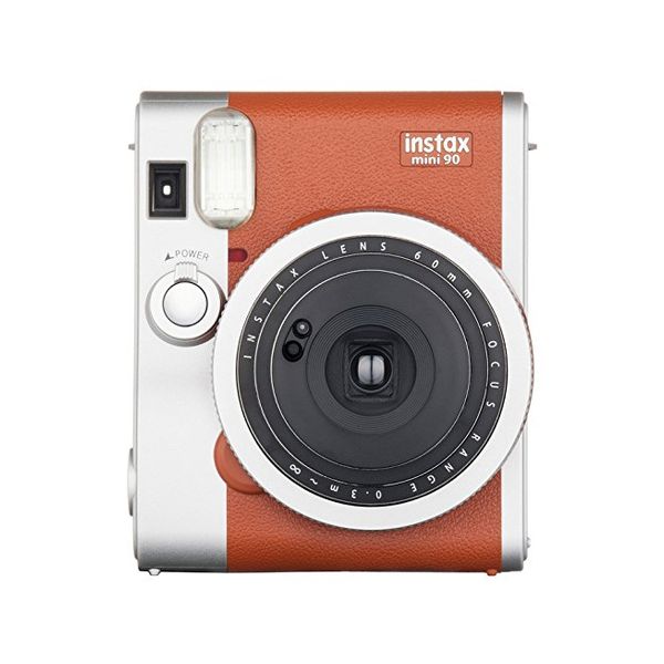 【ラッピング可】【新品 保証開始済み品】FUJIFILM インスタントカメラ instax mini 90 チェキ ブラウン