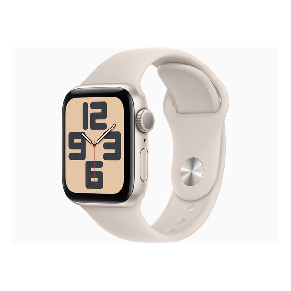 【ラッピング可】【即日発送】【国内版】【新品】Apple Watch SE 第2世代 GPSモデル 40mm MR9V3J/A スターライトスポーツバンド M/L