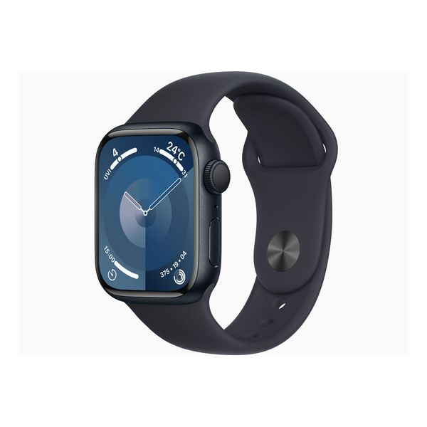 【ラッピング可】【即日発送】【国内版】【新品】Apple Watch Series 9 GPSモデル 41mm MR8X3J/A ミッドナイトスポーツバンド M/L
