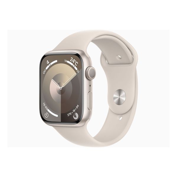 【ラッピング可】【即日発送】【国内版】【新品】Apple Watch Series 9 GPSモデル 45mm MR963J/A スターライトスポーツバンド S/M