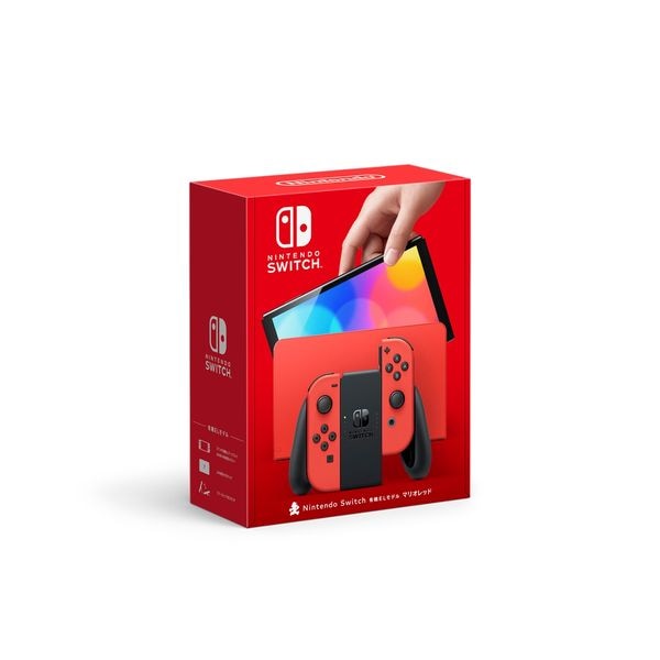【ラッピング可】【即日発送】【新品】任天堂 Nintendo Switch (有機ELモデル) マリオレッド