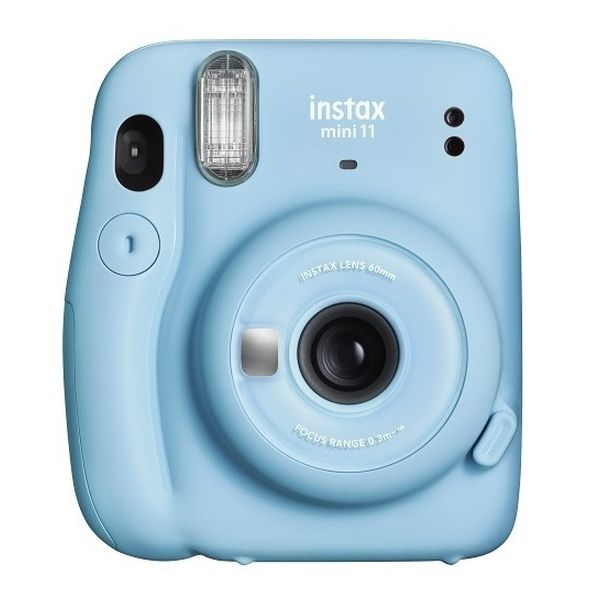 【ラッピング可】【新品 箱不良・シュリンク破れ品】FUJIFILM instax mini 11 チェキ スカイブルー