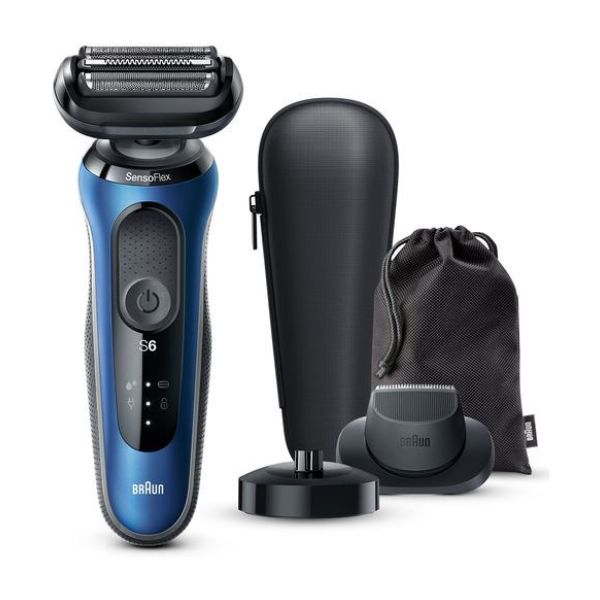 【即日発送】【新品】BRAUN ブラウン 電気シェーバー シリーズ6 61-B4200CS-V ブルー