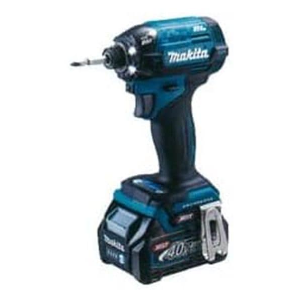 【新品】Makita マキタ 充電式インパクトドライバ バッテリ2本・充電器・ケース付 TD002GRDX 青