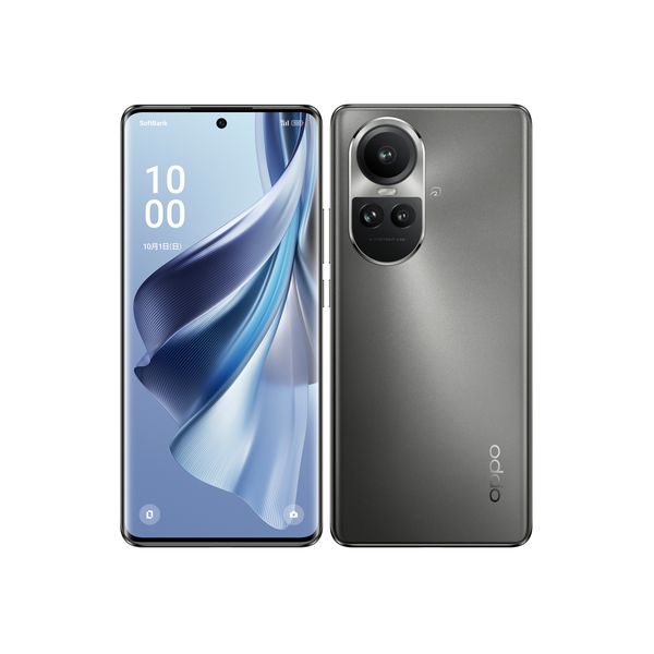 【ラッピング可】【即日発送】【国内版】【新品】OPPO オッポ Reno 10 Pro 5G Softbank版 シルバーグレー SIMフリー