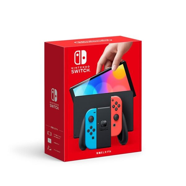 【ラッピング可】【即日発送】【中古本体のみ】任天堂 Nintendo Switch ニンテンドースイッチ本体 有機ELモデル Joy-Con(L) ネオンブルー/(R) ネオンレッド HEG-S-KABAA