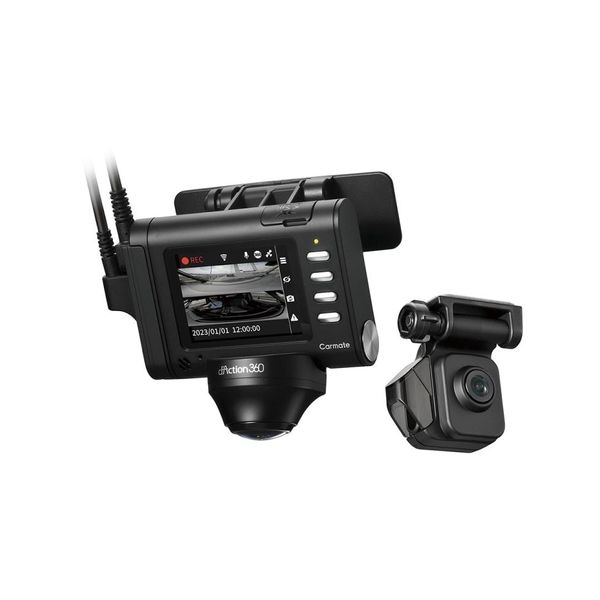 【即日発送】【新品】CAR MATE カーメイト ドライブレコーダー ダクション Full HD 360D DC3600R