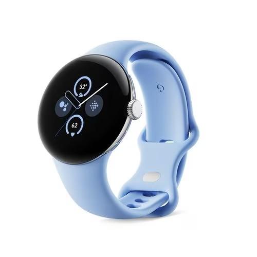 【ラッピング可】【即日発送】【国内版】【新品】Google グーグル Pixel Watch 2 Wi-Fiモデル GA05032-GB Polished Silver Bay アクティブ バンド