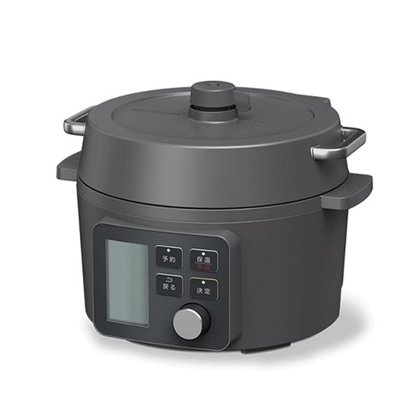 【新品】IRIS OHYAMA アイリスオーヤマ 電気圧力鍋 KPC-MA2 2.2L ブラック