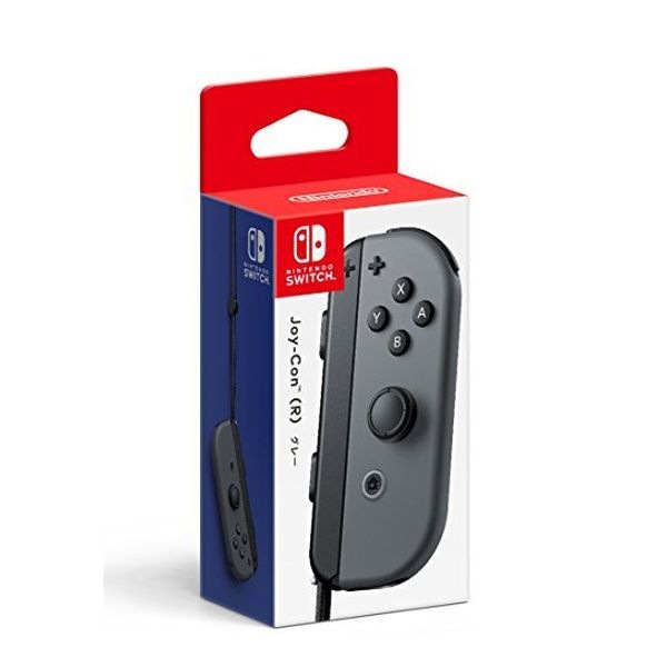 【ラッピング可】【即日発送】【新品 箱不良・シュリンク破れ品】任天堂 ゲームパッド Nintendo Joy-Con (R) HAC-A-JRGAA グレー