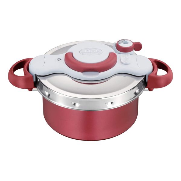 【ラッピング可】【即日発送】【新品】T-fal ティファール 圧力鍋 リプソ ミニット デュオ ルージュ 4.2L P4704231