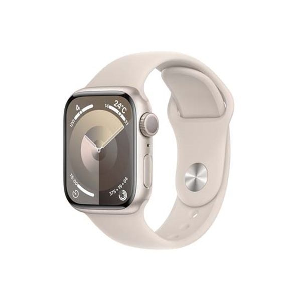 【ラッピング可】【即日発送】【国内版】【新品】Apple Watch Series 9 GPSモデル 41mm スターライトアルミニウムケースとスターライトスポーツバンド M/L MR8U3J/A