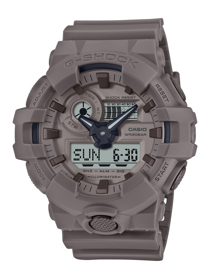 【新品】CASIO カシオ メンズ腕時計 G-SHOCK GA-700NC-5AJF ブラウン