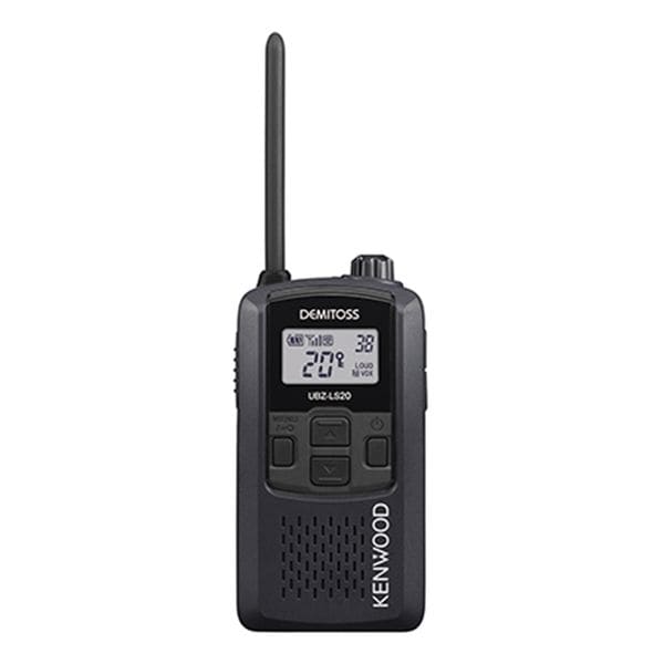 【ラッピング可】【即日発送】【新品】KENWOOD ケンウッド 特定小電力トランシーバー DEMITOSS UBZ-LS20-B ブラック