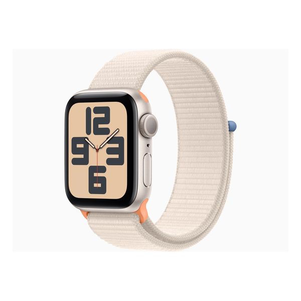 【ラッピング可】【即日発送】【国内版】【新品】Apple Watch SE 第2世代 GPSモデル 40mmスターライトアルミニウムケースとスターライトスポーツループ MR9W3J/A