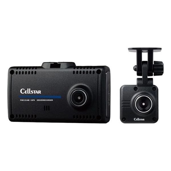 【新品】CELLSTAR セルスター 前後2カメラ ドライブレコーダー CS-93FH