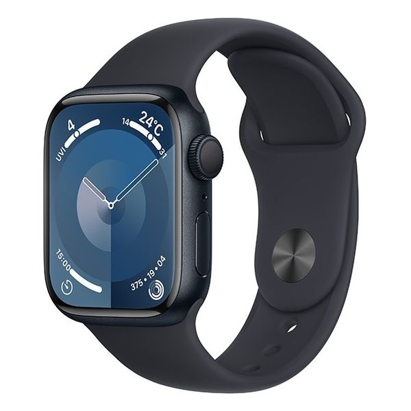 【即日発送】【新品 箱不良・シュリンク破れ品】Apple Watch Series 9 GPSモデル 41mmミッドナイトアルミニウムケースとミッドナイトスポーツバンド - S/M MR8W3J/A