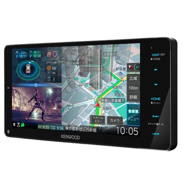 【即日発送】【新品 箱不良・シュリンク破れ品】KENWOOD ケンウッド 彩速ナビ MDV-M809HDW