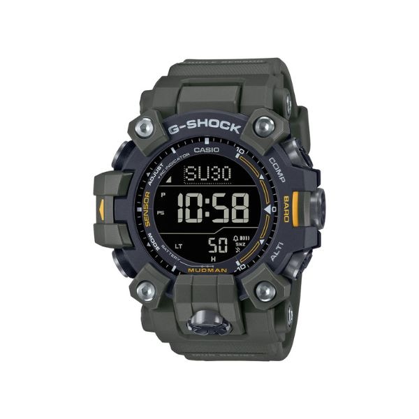 【ラッピング可】【即日発送】【新品】CASIO カシオ 腕時計 電波ソーラー G-SHOCK MUDMAN GW-9500-3JF カーキ