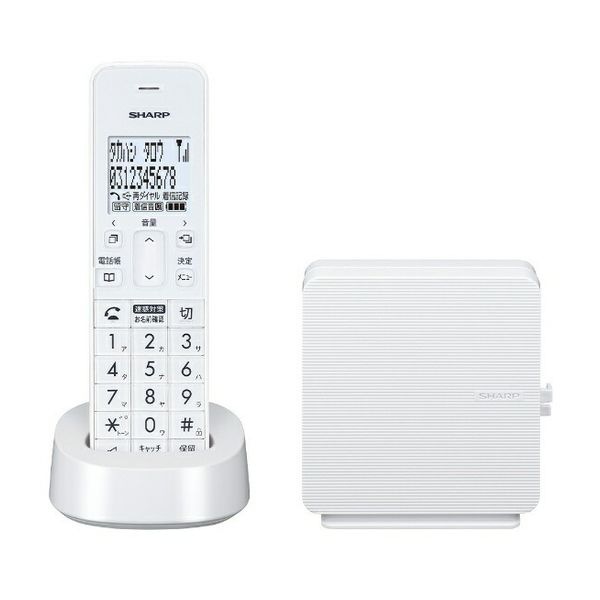 【即日発送】【新品】SHARP シャープ 電話機 JD-SF3CL 子機1台 ホワイト系