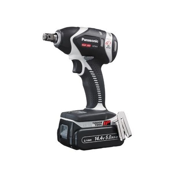 【新品】Panasonic パナソニック 充電インパクトレンチ 14.4Ｖ 5.0Ah EZ75A3LJ2F-H グレー