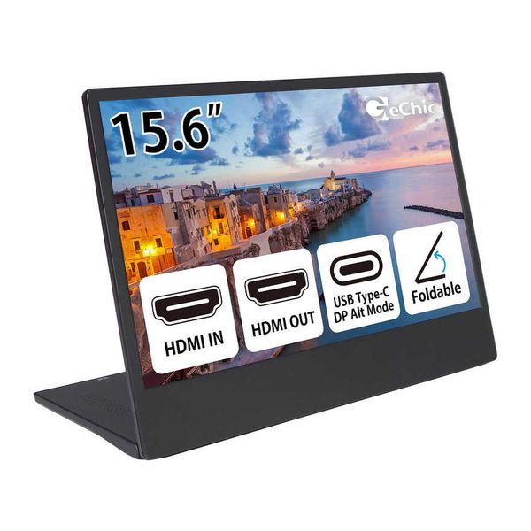 【新品】GeChic ゲシック USB-C接続 PCモニター ONLAPM505E 15.6型 フルHD(1920×1080) ワイド ブラック
